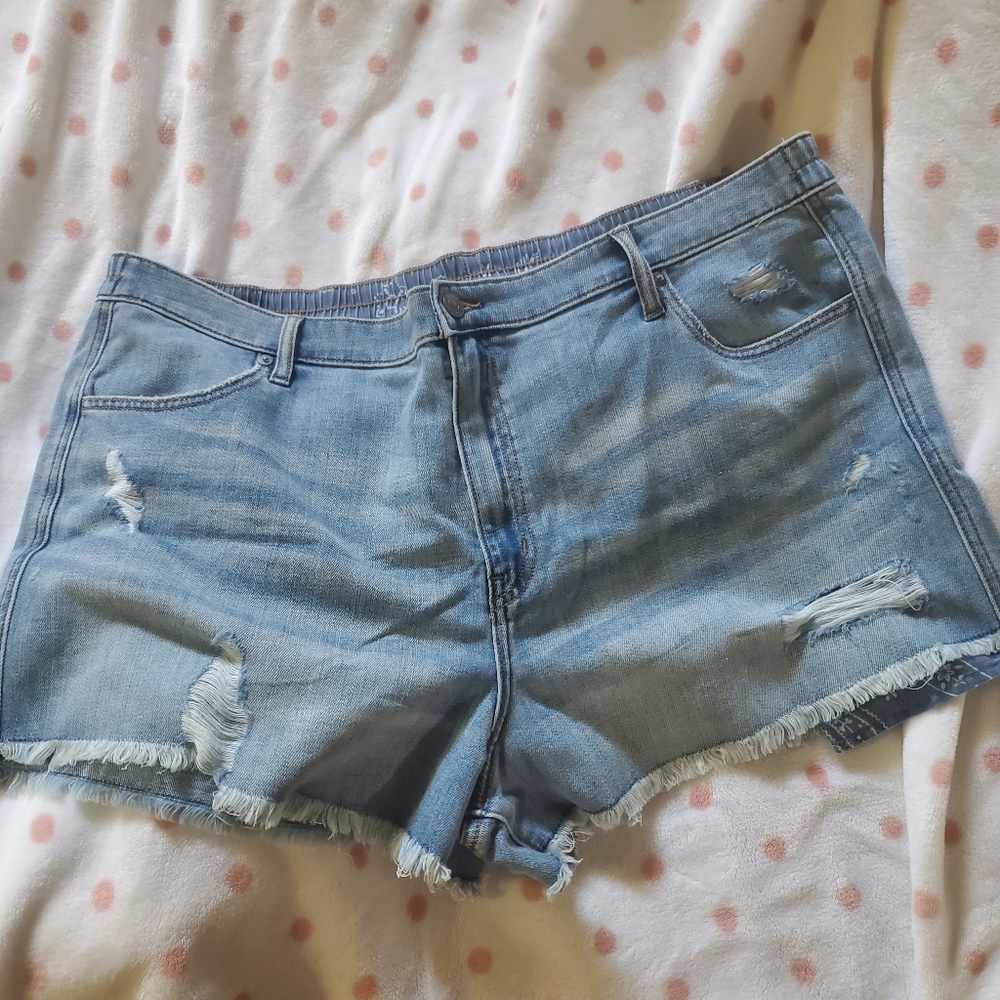 Ladies denim shorts
